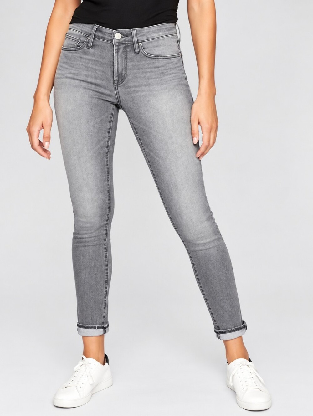 ❤ NWOT! ATHLETA SKULPTEK SKINNY JEANS, GRAY, 4 (27)